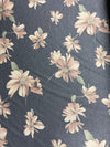 Faded Blue Medium Floral Fabric - Chica’s Fabrics